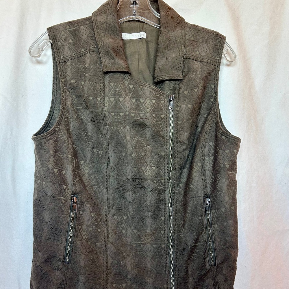 Hinge Dk Green Vest Women's L